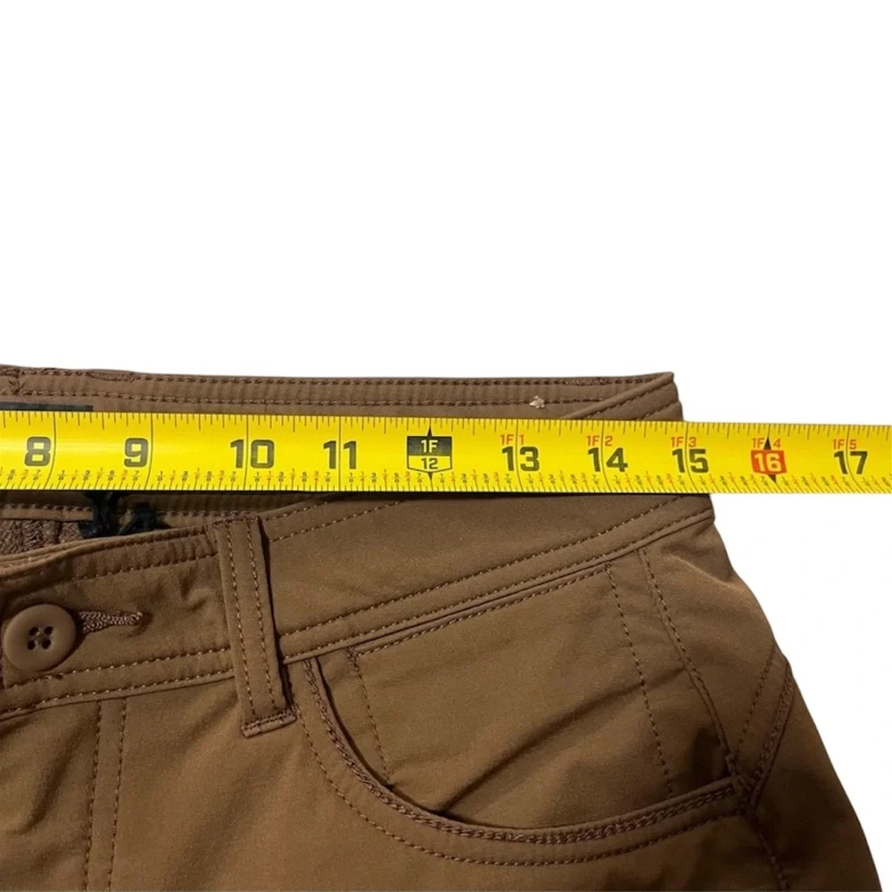 PrAna Women’s Zion Straight Fit Brown Mid Rise Stretch Pant Size 8 - Picture 5 of 7